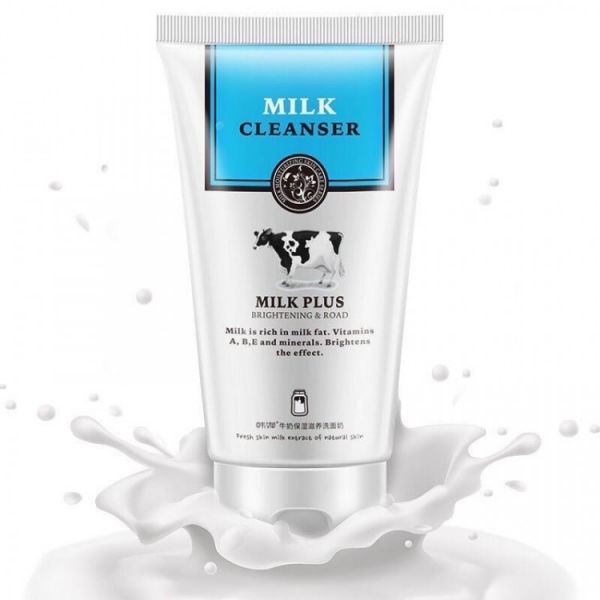 ROREC Milk face cleanser with whitening effect, 100g